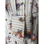 Robert Graham  Priscilla Striped Paisley-Print Multicolor Shirt Women’s Size L Photo 7