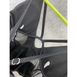 Matte Collection Matte Collections Women's Swimsuit Solid Black Mesh Sides Padded Small Keyhole Photo 3