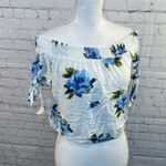 Kendall + Kylie Blouse Off the Shoulder Floral-Medium Photo 1