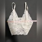 Bozzolo  Vintage White Lace Bralette Crop Tank Top Women’s Sz S EUC Photo 5
