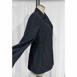Gallery  Petite Women's Black Long Sleeve Jacket Size PM Photo 3