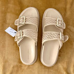 Banana Republic NWT Rattan Double Strap Sandals Photo 0