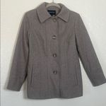 London Fog  Women's Classic Gray Pea Coat Size S Photo 0
