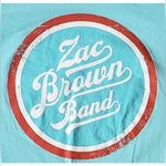ZAC BROWN BAND Jekyll & Hyde Tour 2015 Junior Size small Light Blue T Photo 1