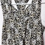 love on a hanger Animal Print Elastic Waist Sleeveless Dress Sz L Photo 7