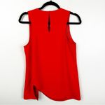 Sachin + Babi  Top Women's Medium Red Sleeveless Mesh Tank Top Tunic Photo 5