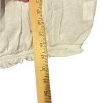 Earthbound  white short sleeve crop top size large Photo 6