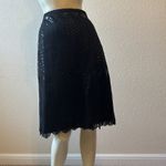 Grace Elements #19 Women's Black Sequin and Mesh Scalloped Hem Skirt by .  Sz: 8 Photo 1