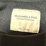 Abercrombie & Fitch women's black puff sleeve sweatshirt size large Photo 5