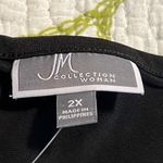 JM Collection  WOMAN plus size 2X black cold shoulder dress funeral wedding new Photo 2