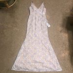 Dress the Population Dress‎ The Population Helen Floral Lace Sleeveless Surplice V-Neck Maxi Dress L Photo 3