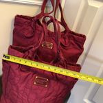 Marc Jacobs  Workwear Pink Embroidered Logo Quilted Tote Bag w. Side Pockets Photo 6