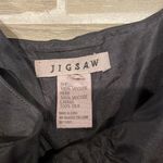 Jigsaw viscose/silk‎ starburst midi dress Black Size 4 Photo 3