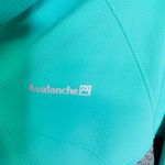 Avalanche  Bright Green Gray Zip Front Jacket Sz Medium Photo 10