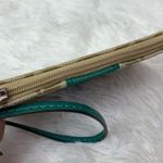 Coach Green Khaki Signature Canvas Wristlet Photo 4