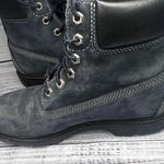 Timberland  Nubuck Navy Blue Suede Leather Boots Women's 8 Photo 3