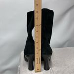 Gianni Bini  Black leather Heeled Boots 7 1/2 N Round Town Photo 5