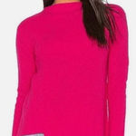 Generation Love  Sadie Cashmere‎ & Wool Asymmetric Sweater Hot Pink Medium Photo 0