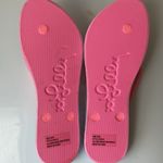 Lilly Pulitzer Women's POOL FLIP FLOP Sandals Blue Horizon Jungle size 9/10 Photo 4