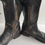Bed Stu  Manchester Tall Leather Block Heel Riding Boots Women's Size 9 Photo 4