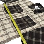 Princess Polly  Myley Oversized Shacket in Brown and Tan Plaid Women's Size XS/S Photo 7