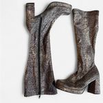 90s MUDD snake print platform boots Gray Size 6.5 Photo 1