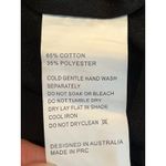 Hello Molly NEW Sz 8 Dame Un Best Black Mini Dress Satin Strappy Back Open Back Photo 6