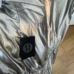 Lululemon /Barrys Colab Metallic Silver Jacket Photo 2
