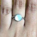 Moonstone Sterling Silver Ring Photo 2