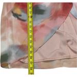 Boston Proper  Maxi Dress Watercolor‎ Print Sleeveless Ruffle Evening Formal Sz 8 Photo 5