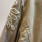 Chico's  Tan Blazer with Ornate Embroidery Photo 3