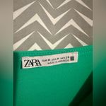 ZARA | Green Slinky Cutout Maxi Dress, Size M Photo 5