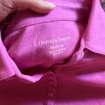 draper's & damon's  PINK PREPPY QUARTER BUTTON BLOUSE Photo 2