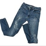 American Eagle  Hi-Rise Jegging Super Sketch Blue 6 Photo 0