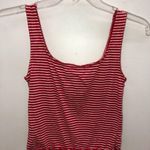 Heart and Hips Cute Junior Red Striped Crop Top Size Small Photo 2