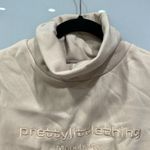 Pretty Little Thing Pretty Little Things Women’s Cream Tan Manchester Crop Hoodie Sweater Sz Small Photo 2