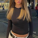 SKIMS Fits Everybody Long Sleeve T-Shirt S Photo 0