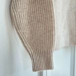 Everlane  The Half-Zip Sweater in Luxe Merino in Heathered Oat, Size X-Small Photo 9