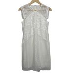 Julia Jordan  White Floral Sleeveless Illusion Lace Dress Size‎ 2 NWT $180 Photo 1