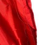 Watters & Watters Red Silk Midi Bridesmaid Dress 10 Strapless/Convertible Pleat Photo 11