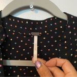 Free People  Pippa Short Sleeve Ruched Polkadots Dress Size XS Photo 7