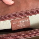 Mark and Graham Bamboo Elisabetta Brown Tote Made in Italy Photo 3