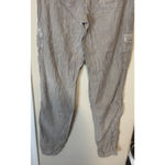 American Eagle  Khaki Linen Blend Pants Cargo drawstring waist sz 8L tall Photo 6