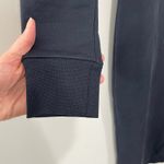 Tibi  Navy Blue‎ Lace Up Sweatshirt Dress XXS Long Sleeve Crew Neck Casual Photo 6