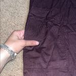 J.Jill  Luxe Soft Corduroy Fine Wale Shirt Dress Roll Tab Sleeves Spiced Wine L Photo 5