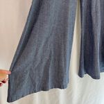 Bryn Walker Brynn Walker Chambray Blue Cotton Wide Leg Pants Trousers High Waisted Photo 1