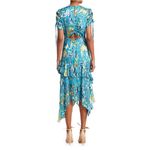 Tanya Taylor  Cosette Floral Ruffle Silk-Blend A-Line Handkerchief Dress size 4 Photo 1