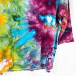 Massimo Dutti Small Top Handmade Tie Dye Linen Rainbow Festival Boho Pride 382 Photo 10