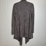 Barefoot Dreams  Bamboo Cozychic Lite Grey Open Front Cardigan L45 Photo 4