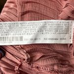 ZARA Pleated High Neck Long Sleeve Blouse Dusty Rose Pink Size Small Photo 6